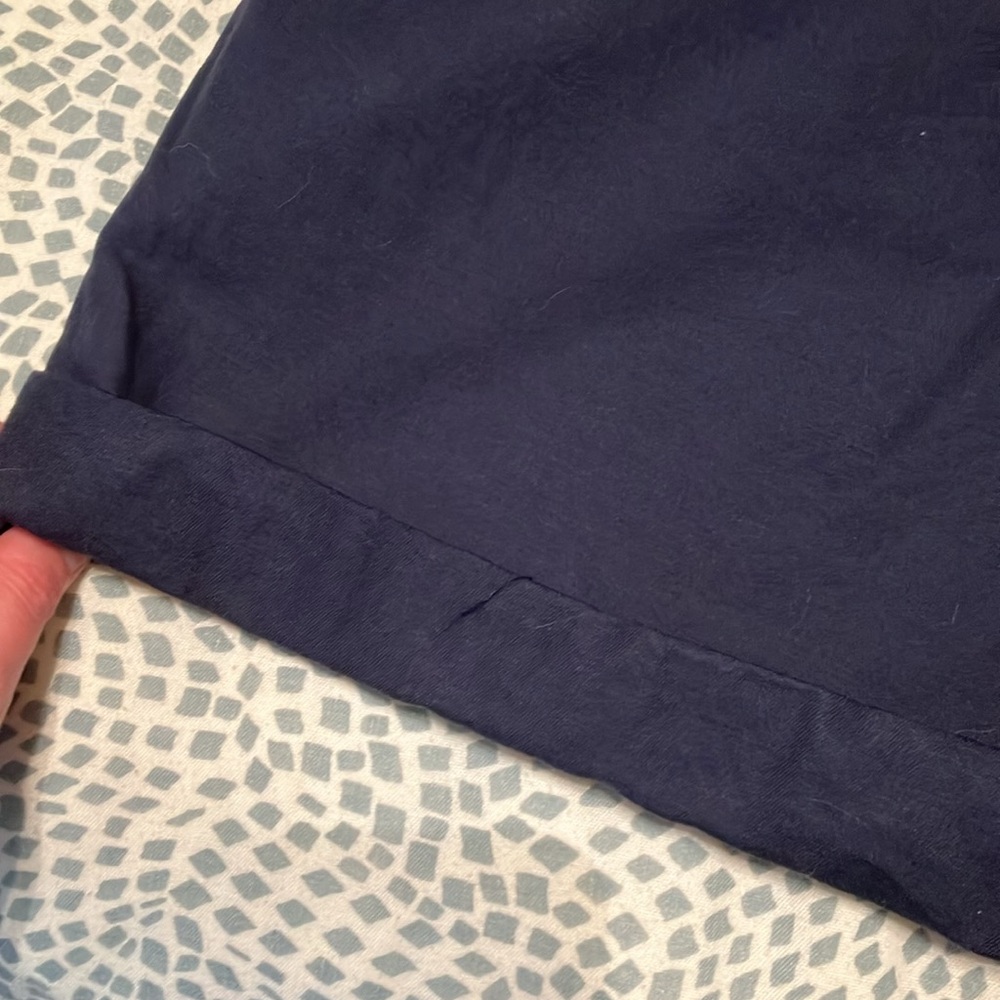 NWT Gap Navy Boyfriend Roll-Up Khakis - Picture 7 of 7